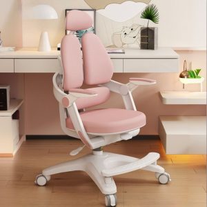 "Children's Chair Adjustable Height Upholstered Chair(s) With Arms Lockable Wheels"