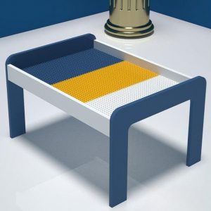 "Damp-proof Cerulean Synthetic Material Kids Computer Desk"