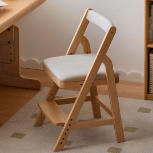 "Wood Solid Color Kids Activity Children's Chair Adjustable Height Upholstered Chair(s) Sponge"